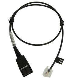 Cord - QD to Modular RJ Extension Cord for Siemens Open Stage Series