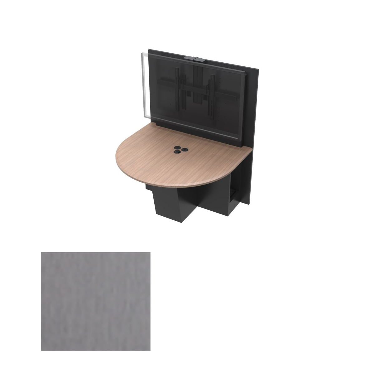 T526-HR-SPackage BAT Huddle Room Table Package, Brushed Aluminum