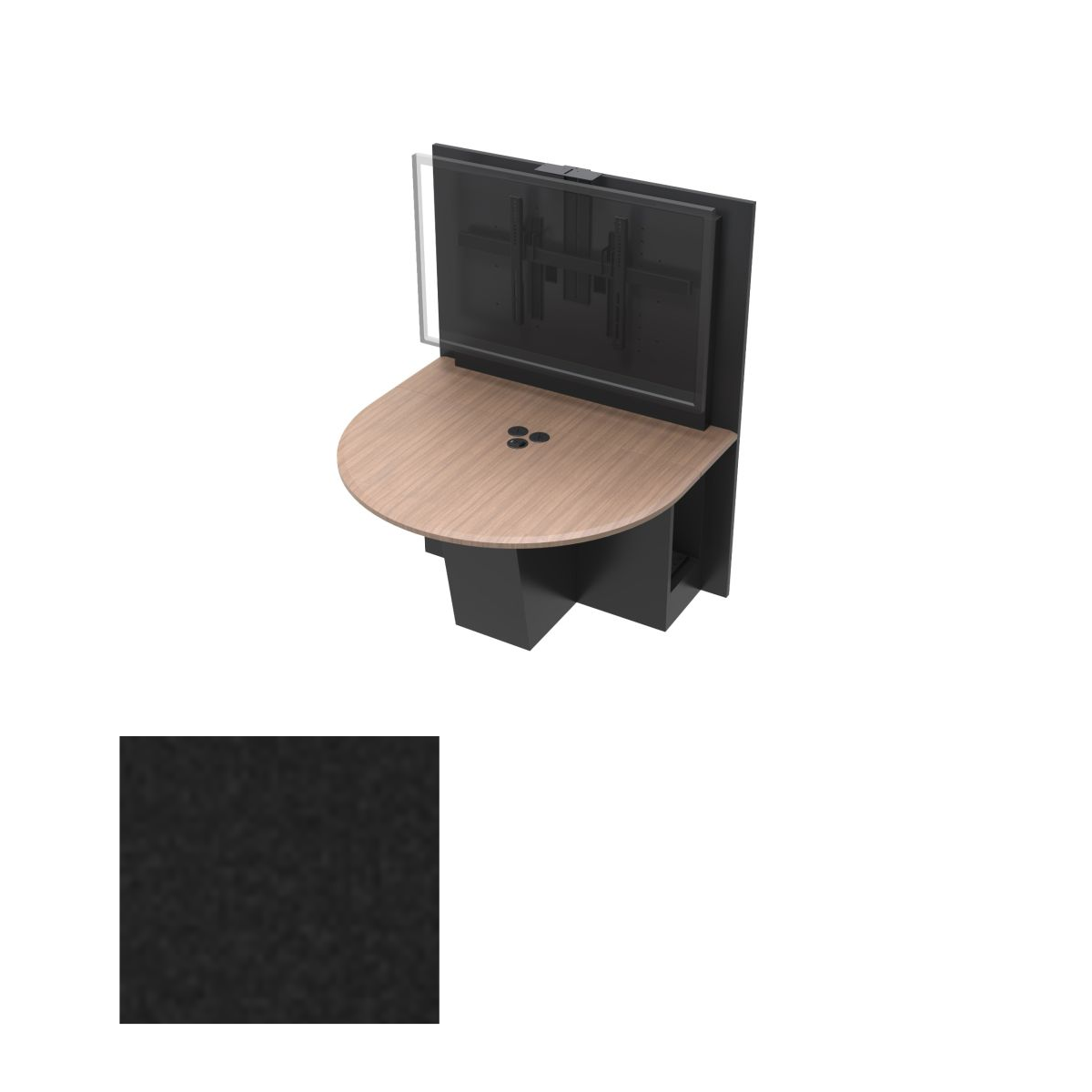 T526-HR-SPackage EBT Huddle Room Table Package, Ebony