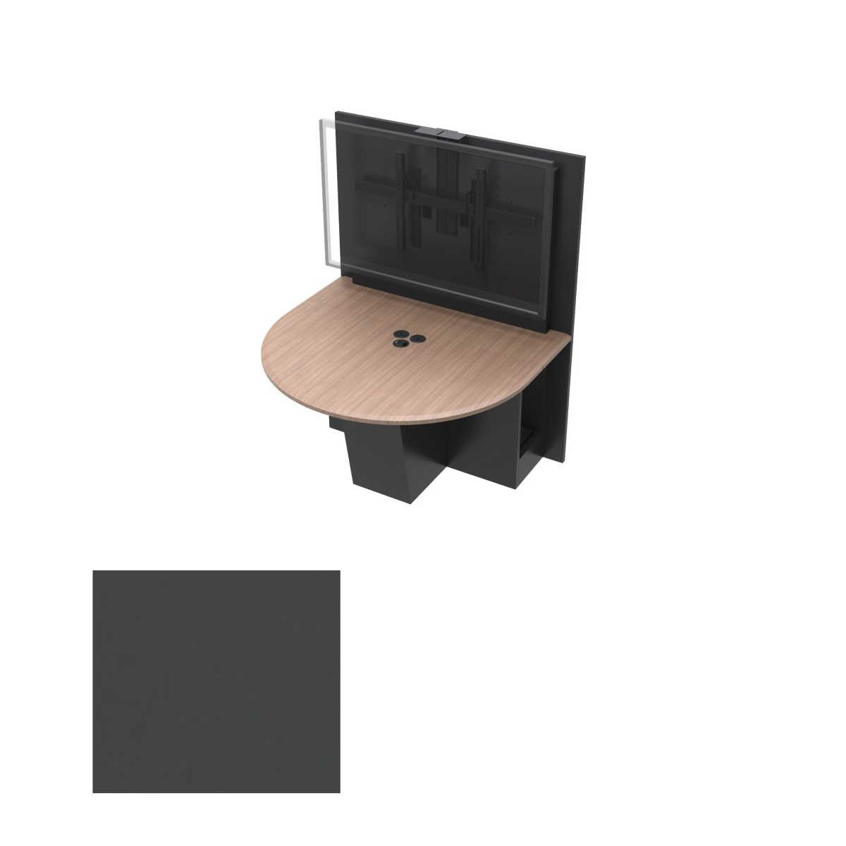 T526-HR-SPackage SGT Huddle Room Table Package, Shark Grey