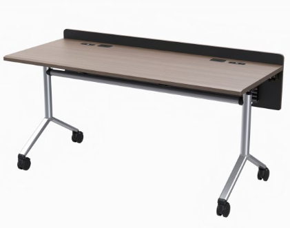 MFT6024-2P RCT Modular Folding Table System - 2 Person Table/Desk, River Cherry