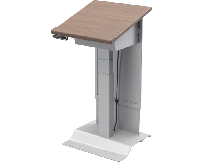 LEX28 RCT Height Adjustable Lectern, River Cherry