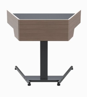LEL021 RCT Height Adjustable ADA Lectern, River Cherry