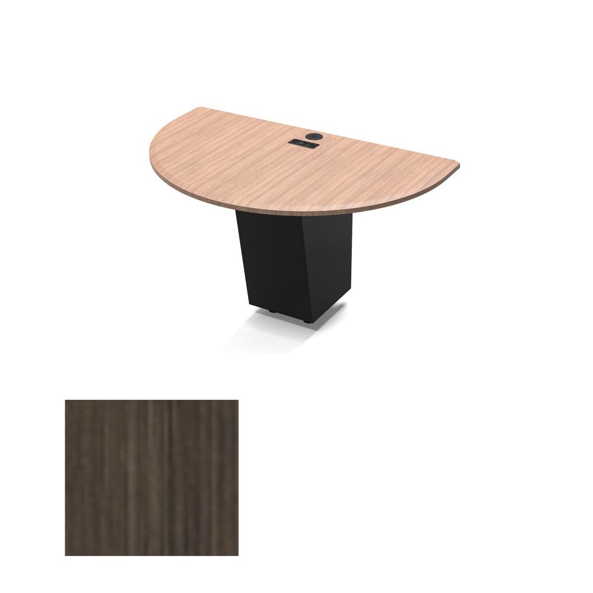 526HR BRT Table - Front Section Only - Half Circle (Seats 3), Baroque