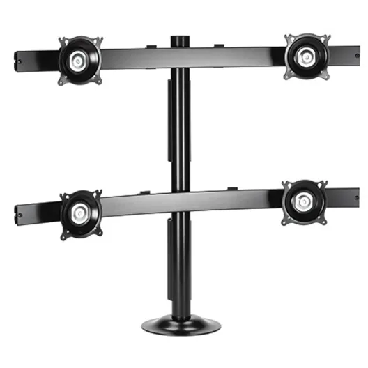 KTG445B Widescreen Quad Monitor Grommet Mount