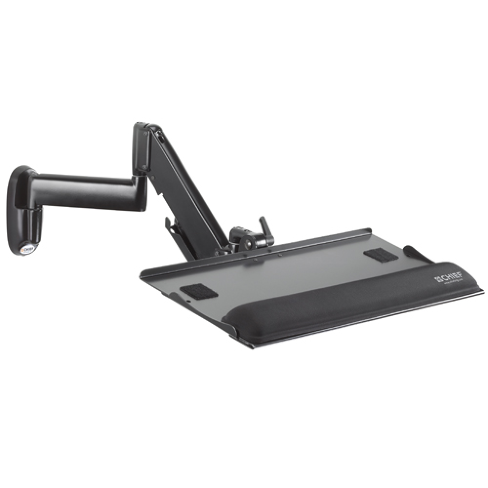 KWK110B KWK Height-Adjustable Keyboard and Mouse Tray Wall Mount