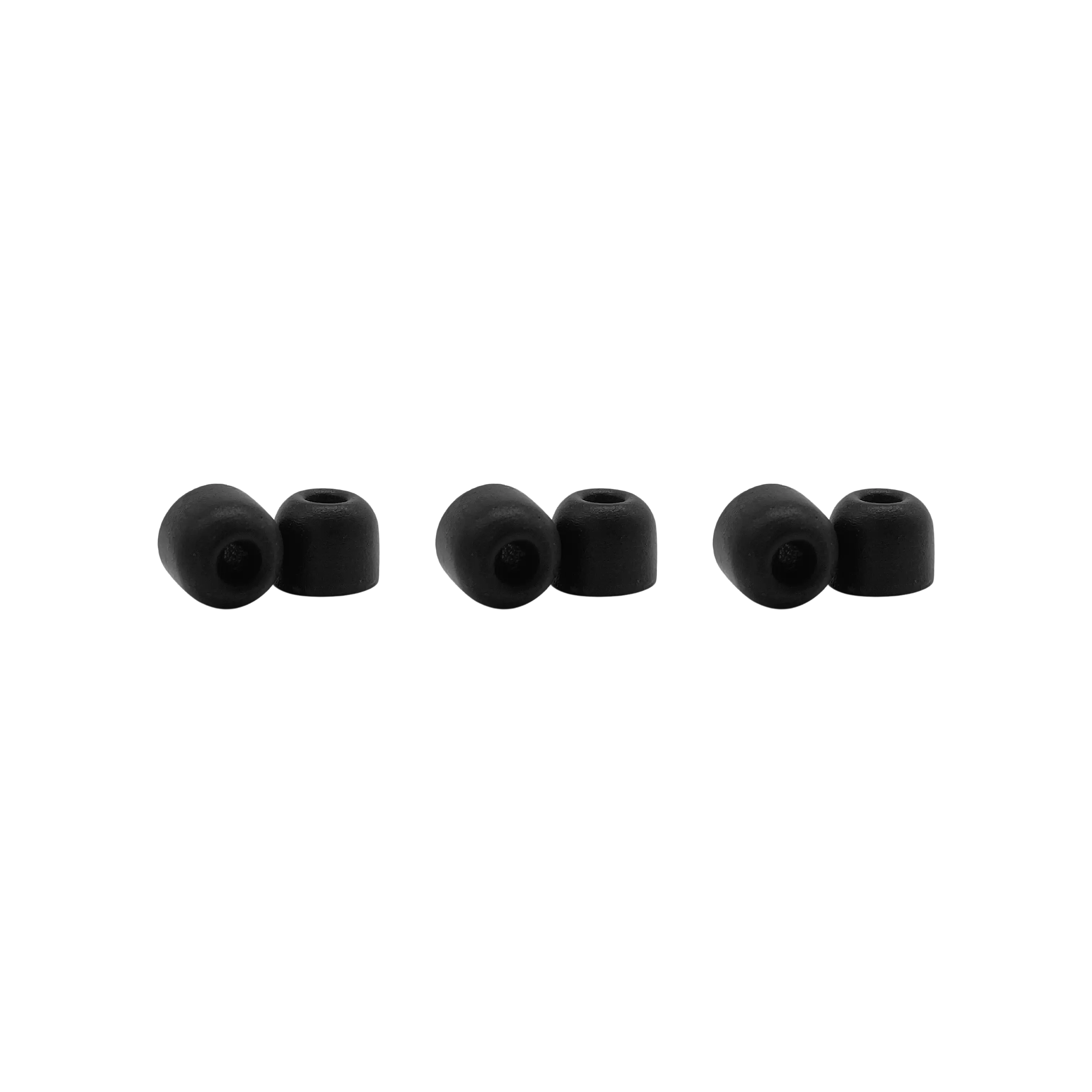 EACYF1-6M Comply (100 Series) Black Foam Sleeves - Medium, 3 Pairs
