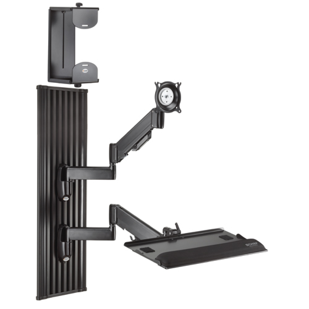 KWT110B All-in-One Monitor Workstation Wall Mount