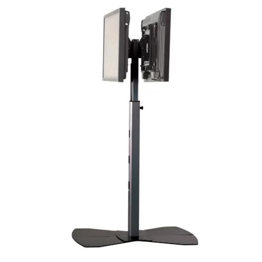 MF26000S Medium Flat Panel Dual Display Floor Stand (without interface)