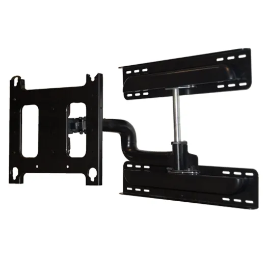 PWRSKUB Large Flat Panel Swing Arm Wall Mount - Metal Studs - 25 Inch