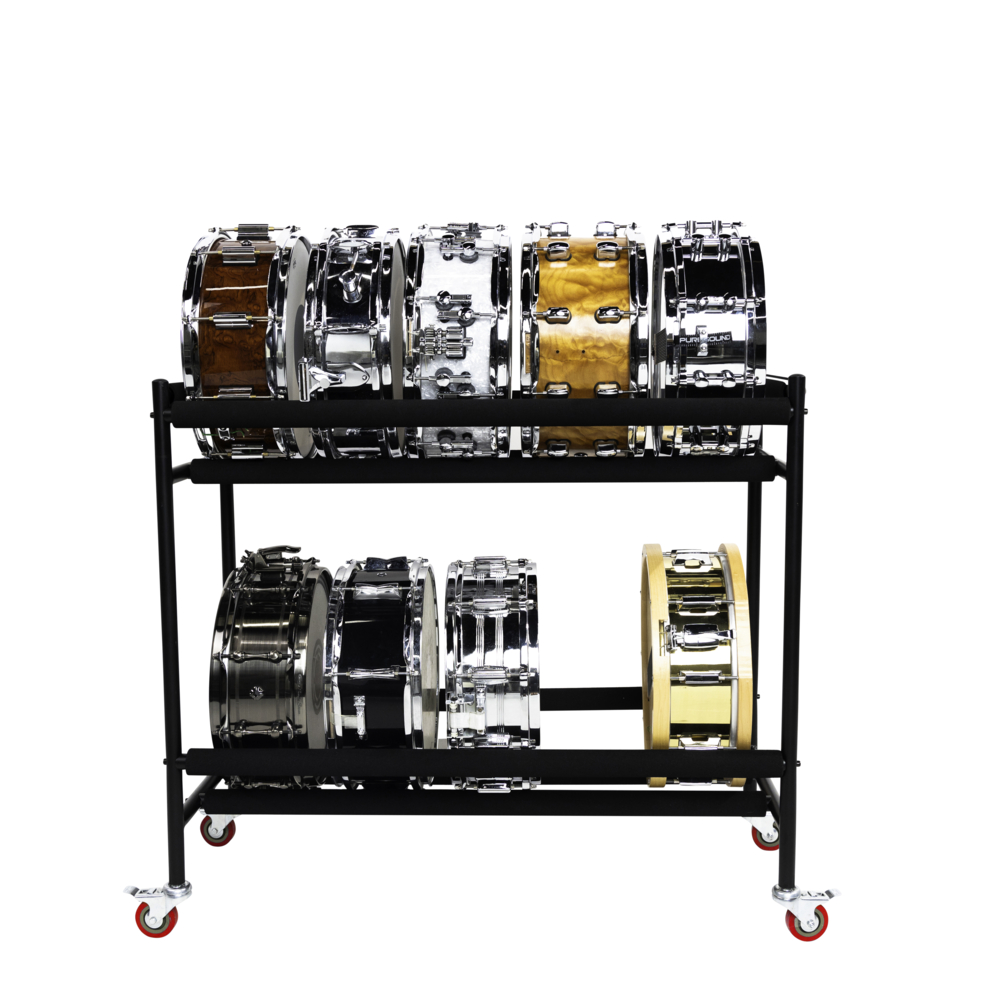 GFW-SDRACK-T2 Two-Tier Snare Rack With Locking Casters
