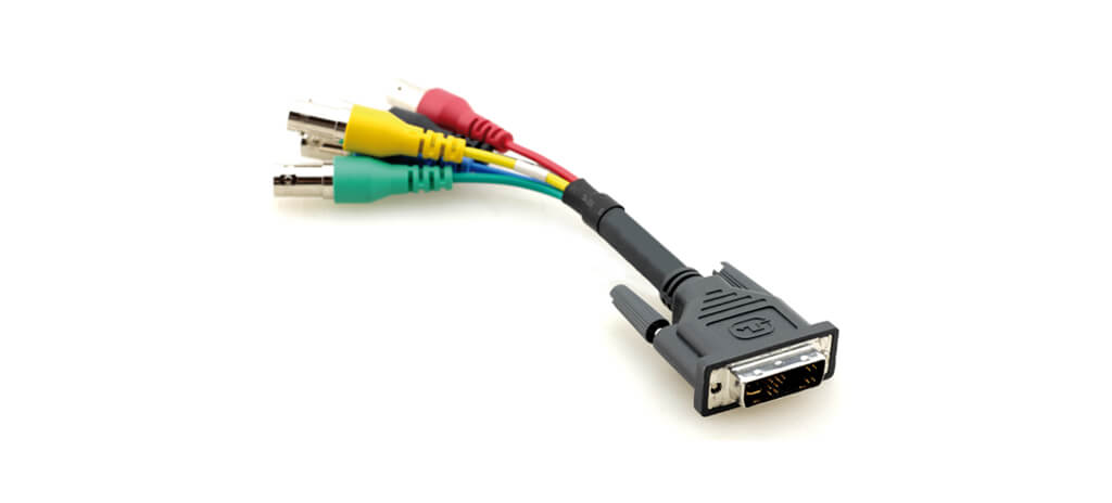 ADC-DMA/5BF1 DVI–A (M) to 5 BNC (F) Adapter Cable