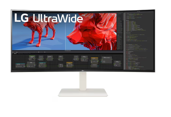 38'' WQHD+ Nano IPS Curved UltraWide Monitor with Built in KVM