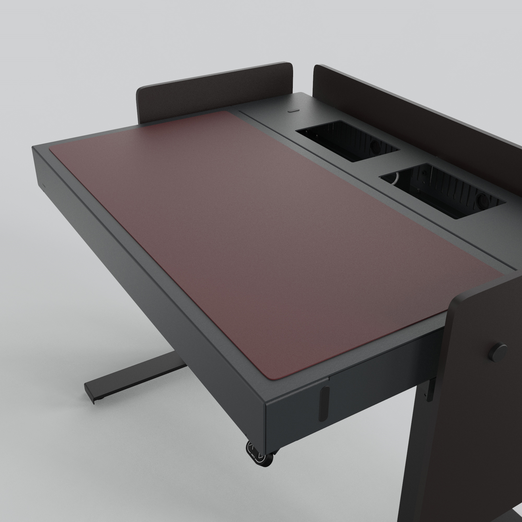 H922-4154 4U Deskpad - Burgundy