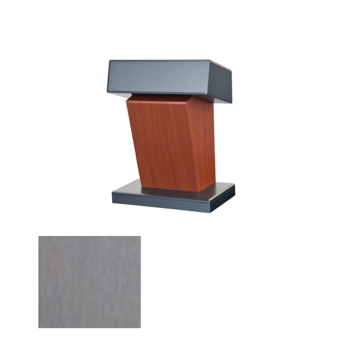 LEX112 BAT Presidential Lectern, Brushed Aluminum