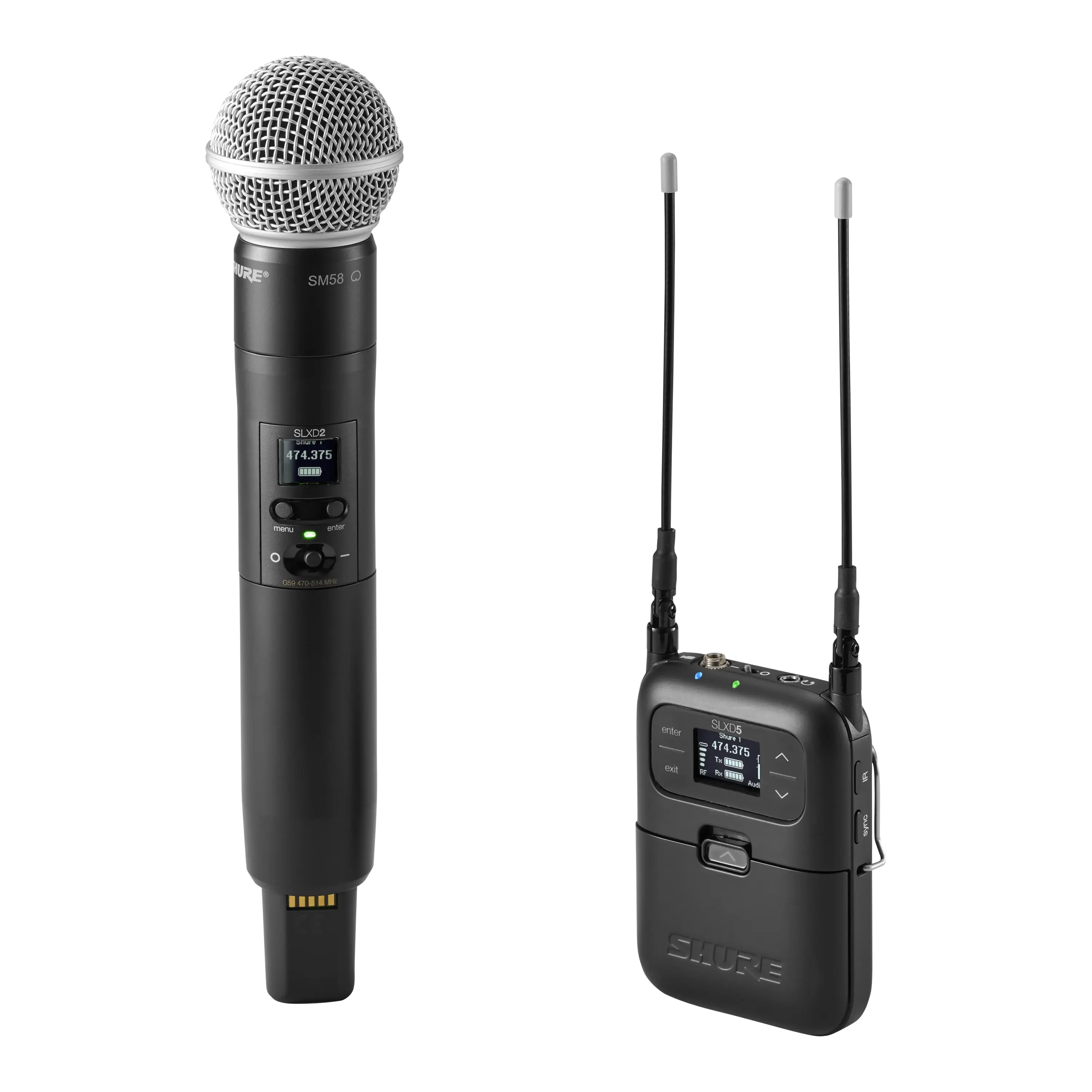 SLXD25/SM58-G58 Portable Wireless System With SM58 Handheld Transmitter