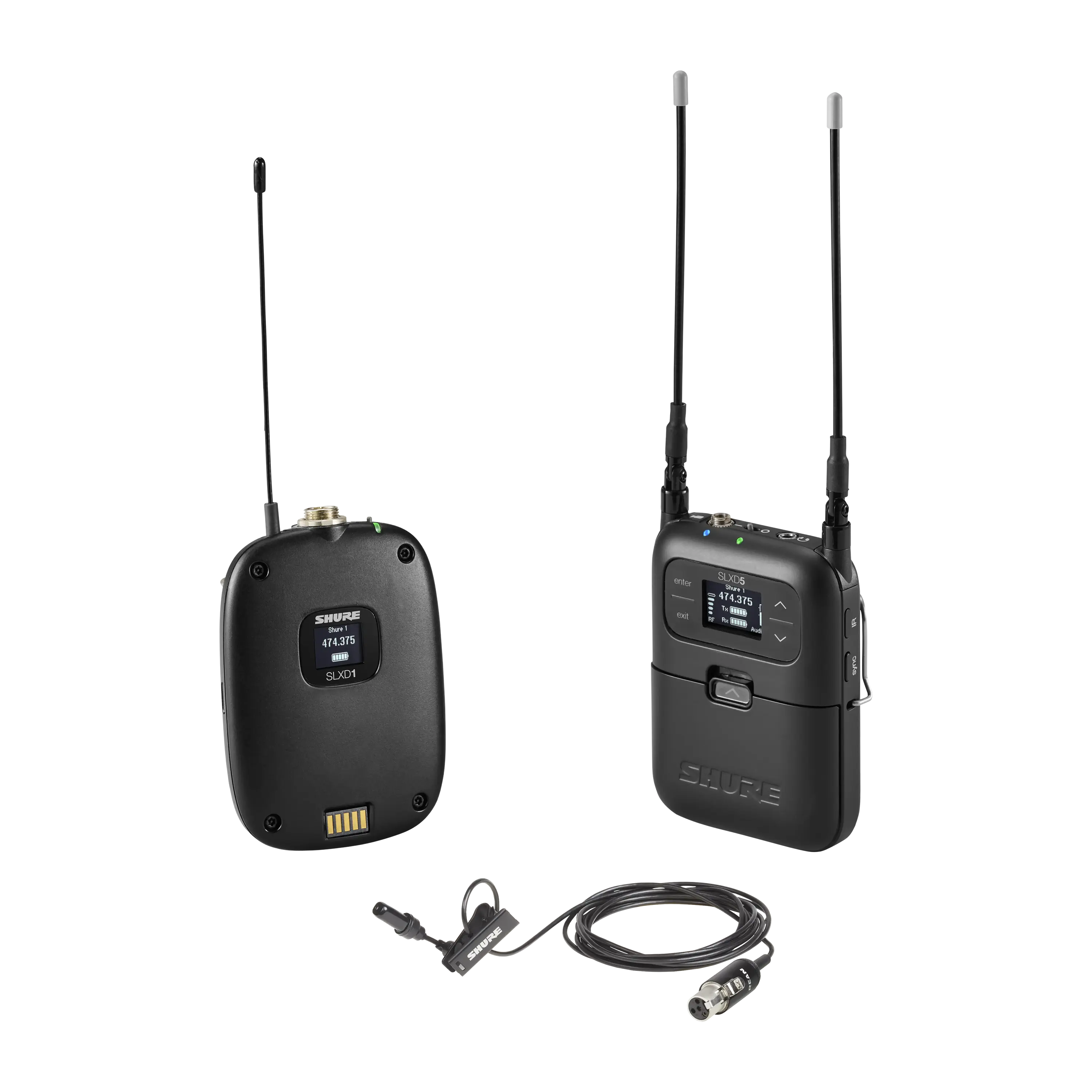 SLXD15/UL4B-H55 Portable Wireless System With SLXD1 Bodypack Transmitter And UL4B Lavalier Microphone