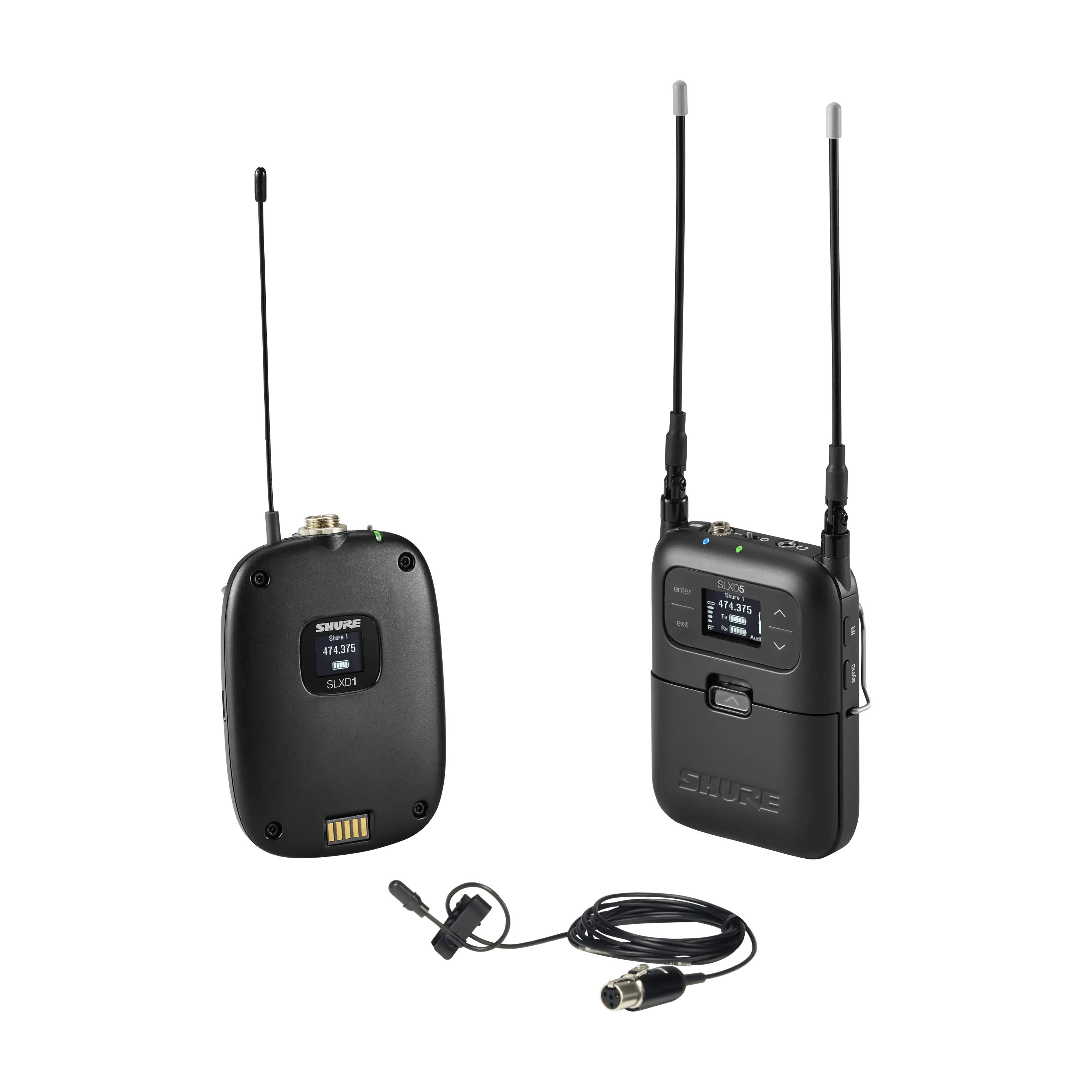 SLXD15/DL4B-J52 Portable Wireless System With SLXD1 Bodypack Transmitter And DL4 Lavalier Microphone