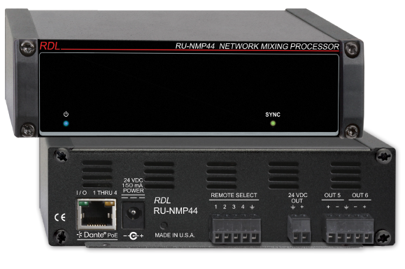 RU-NMP44 Network Mixing Processor - 4x4