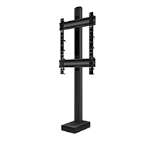 BT8587/B Bolt-Down Column Mounted Digital Signage Stand With Retractable Base