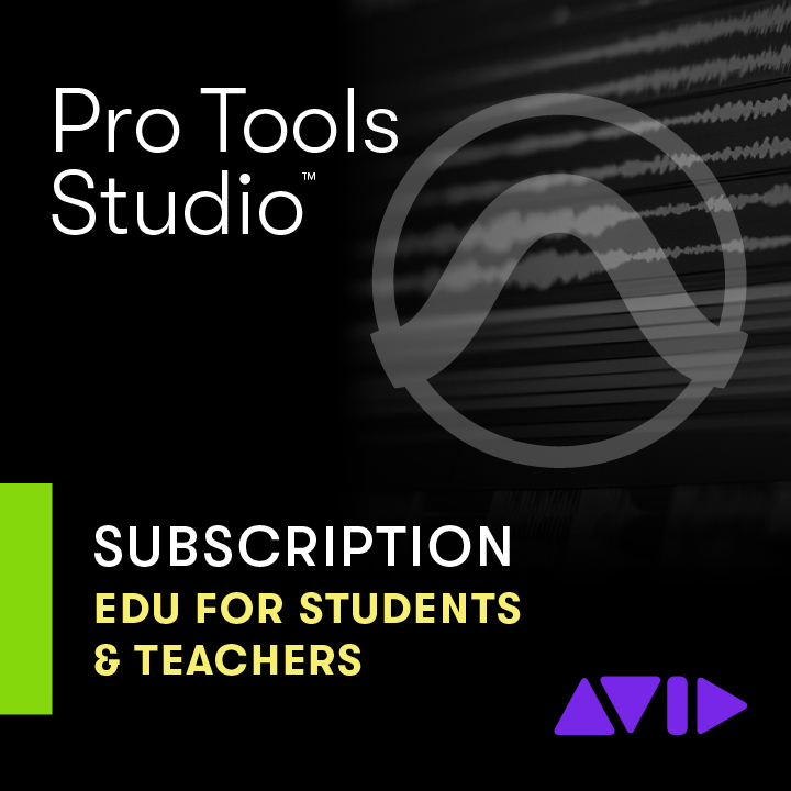 Pro Tools for Education, Studio Version - Annual Subscription - Student/Teacher