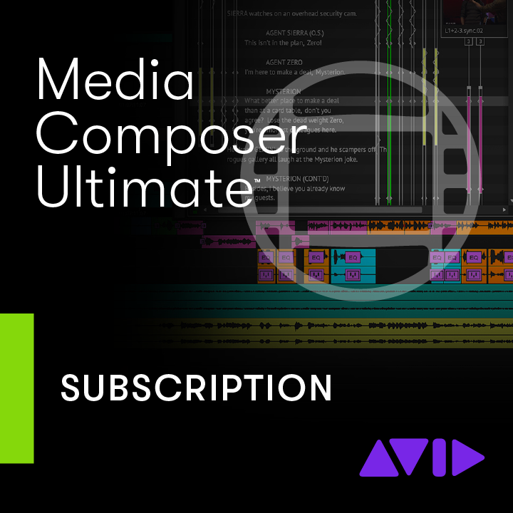 Media Composer - Subscription, Ultimate Version, Floating 1-Year Subscription (20 Seat) - Educational Pricing