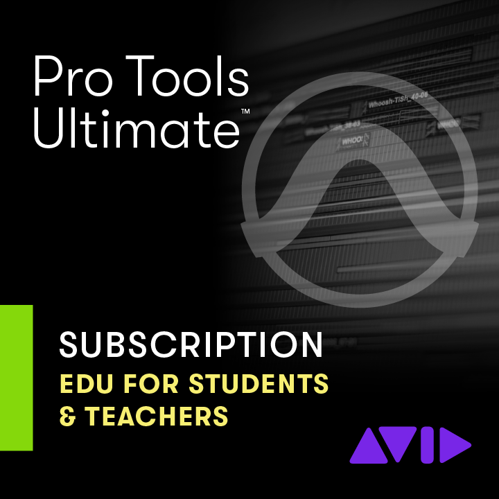 Pro Tools for Education, Ultimate Version - Annual Subscription - Student/Teacher