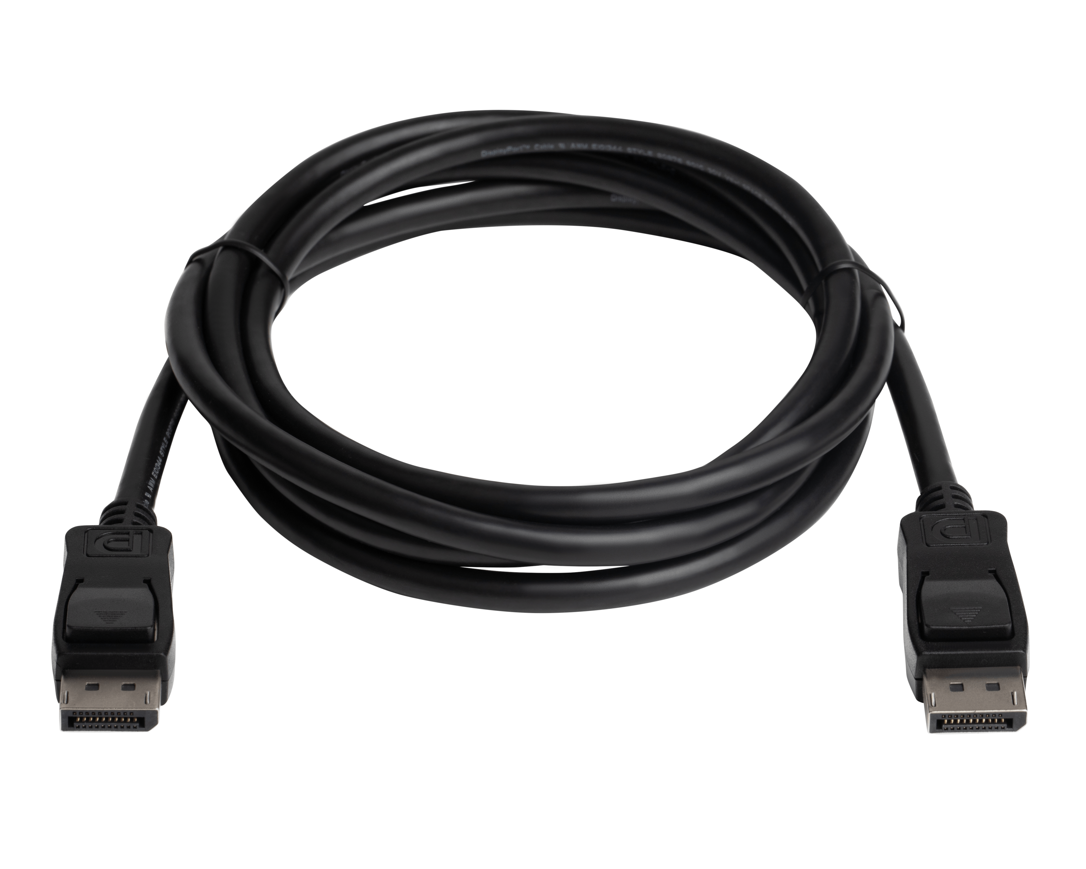 DisplayPort Cable, 6ft, Black, Shielded