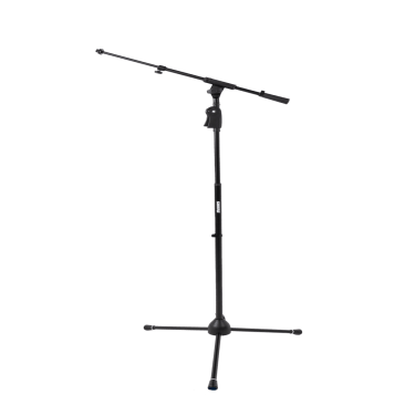 SH-TRIPODSTANDTBMDX Deluxe Tripod Mic Stand with Telescoping Boom