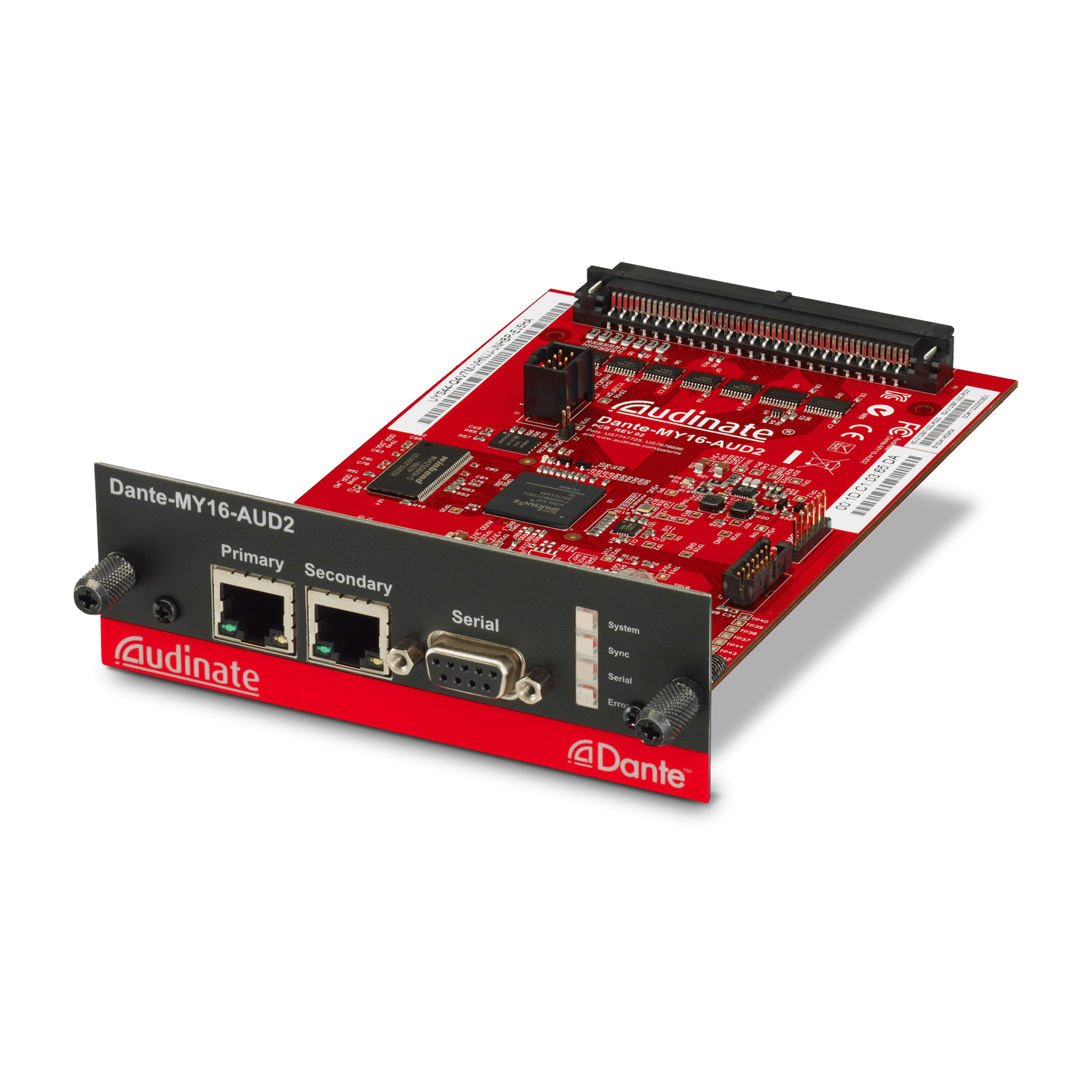 DANTE-MY16-AUD2 16-Channel Dante Network I/O Card