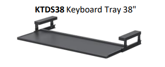 KTDS38 Keyboard Tray 38"