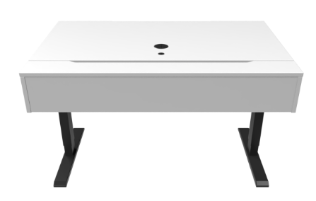 DS3048-LFT CWT Standup Computer Desk, Crystal White