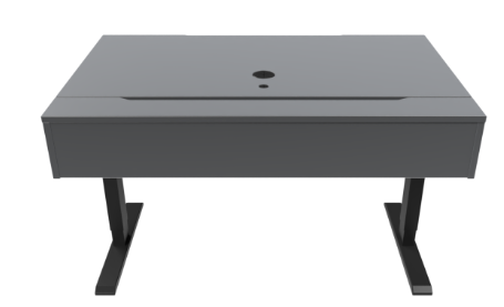 DS3048-LFT SGT Standup Computer Desk, Shark Grey