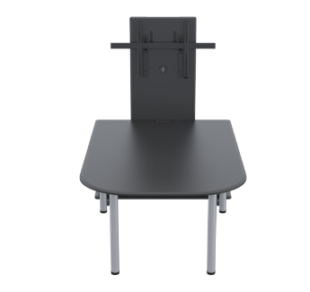 T47HR EBT Mobile Huddle Room Package, Ebony