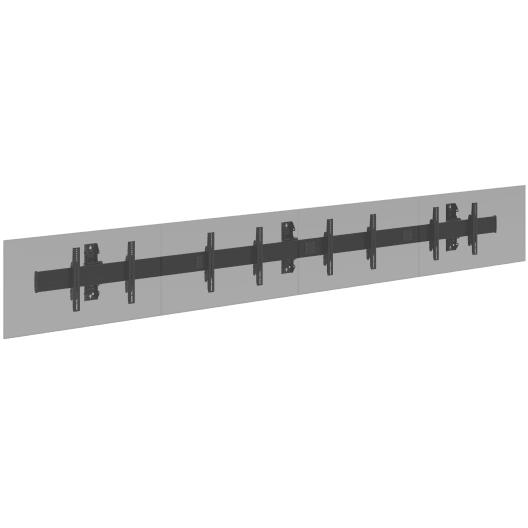 LWM4X1UM Fusion Large 4x1 Modular Menu Board Mount