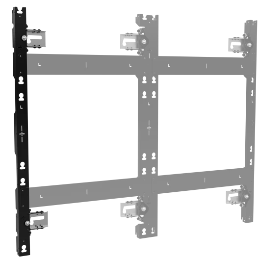 TILD1X3NEC1-L TiLED Left dvLED Wall Mount for SHARP NEC E Series, 3 Displays Tall