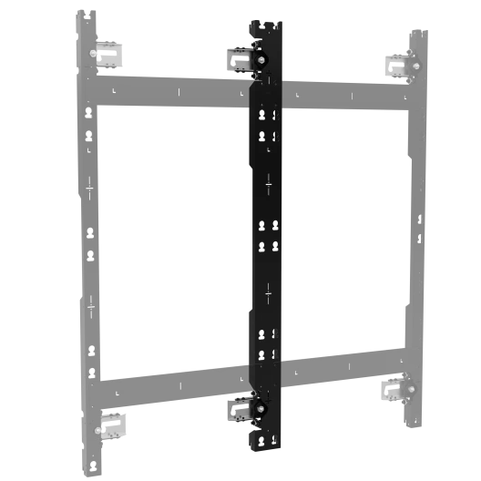 TILD1X4LG4-M TiLED Middle dvLED Wall Mount for LG Magnit Series, 4 Displays Tall