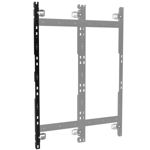 TILD1X5LG3-L TiLED Left dvLED Wall Mount for LG LSBB Series Fine Pitch Essentials, 5 Displays Tall