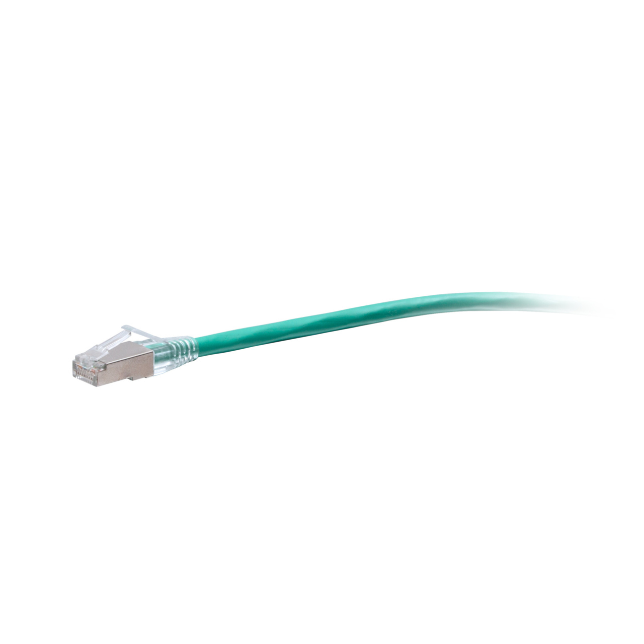 CG43866 14ft TAA-Compliant F-Series Cat6a Snagless Shielded (STP) Network Cable - Green