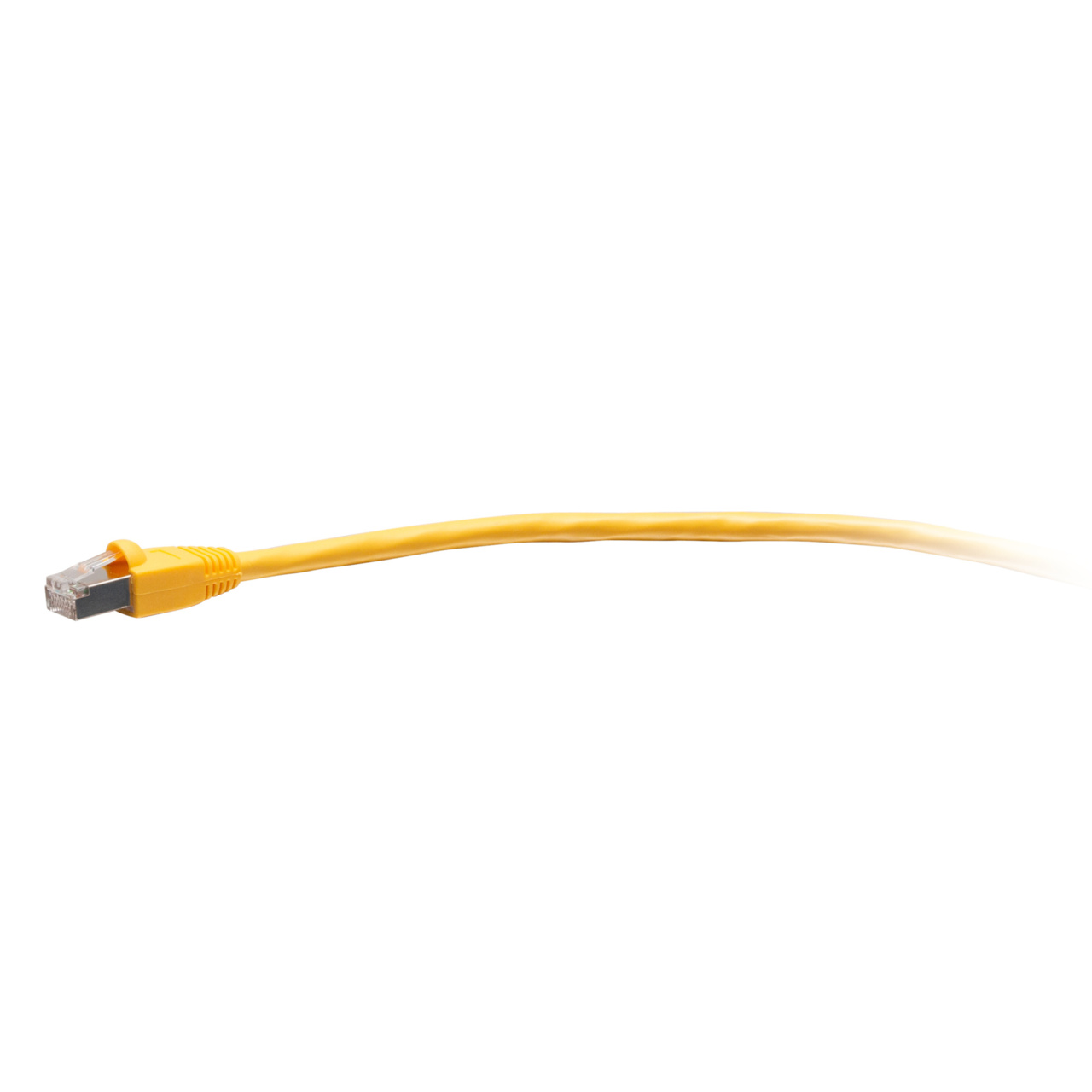 CG43763 6in TAA-Compliant F-Series Cat6 Snagless Shielded (STP) Network Cable - Yellow