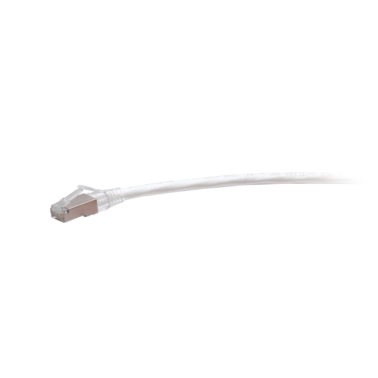 CG43960 1ft TAA-Compliant F-Series Cat6a Snagless Shielded (STP) Network Cable -White