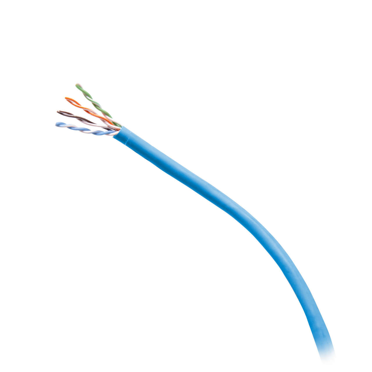 CG56041 1000ft TAA-Compliant Cat6 Bulk Unshielded (UTP) Ethernet Network Cable with Solid Conductors-Plenum CMP-Rated - Blue