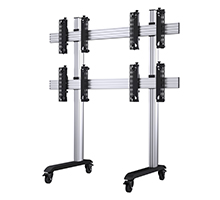 BT8371-2x2/BS Universal Mobile Videowall Stand