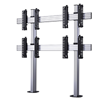 BT8372-2x2/BS Universal Bolt Down Videowall Stand