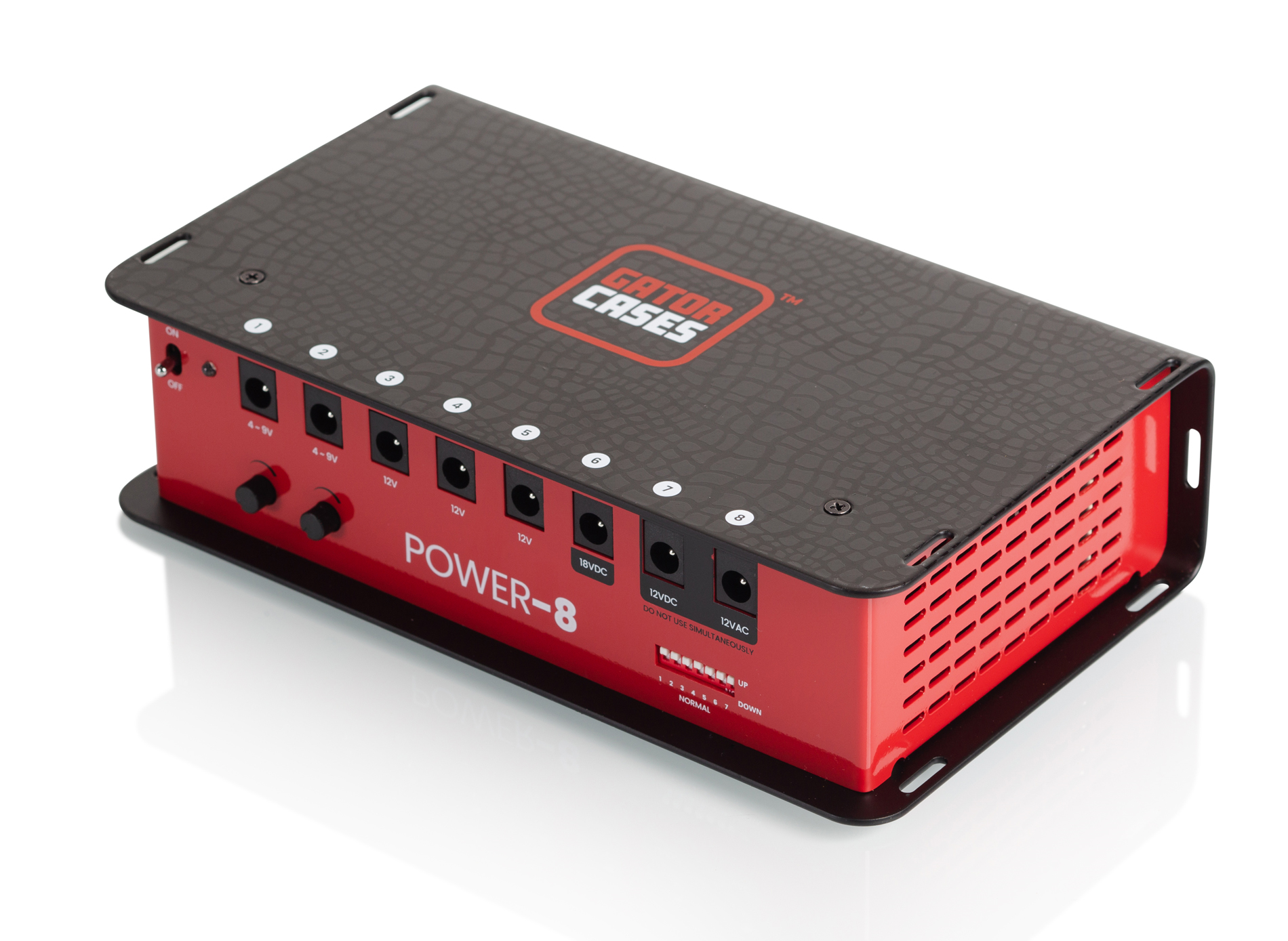 GTR-PWR-8 Pedal Board Power Supply With 8 Isolated Outputs