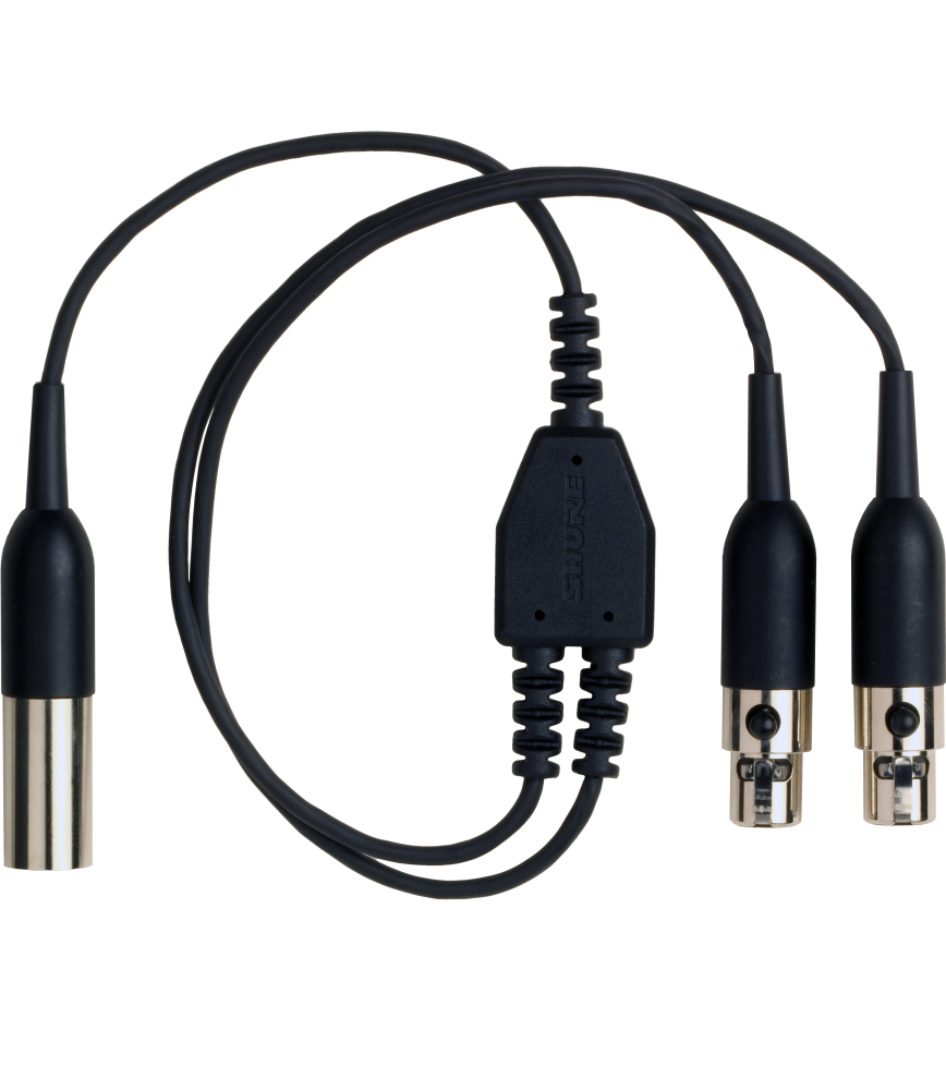 AXT652 Y-Cable for Bodypack Transmitters