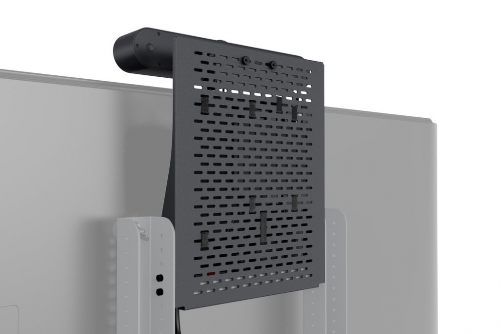 H702-BG Device Panel for Heckler AV Cart - Black Grey