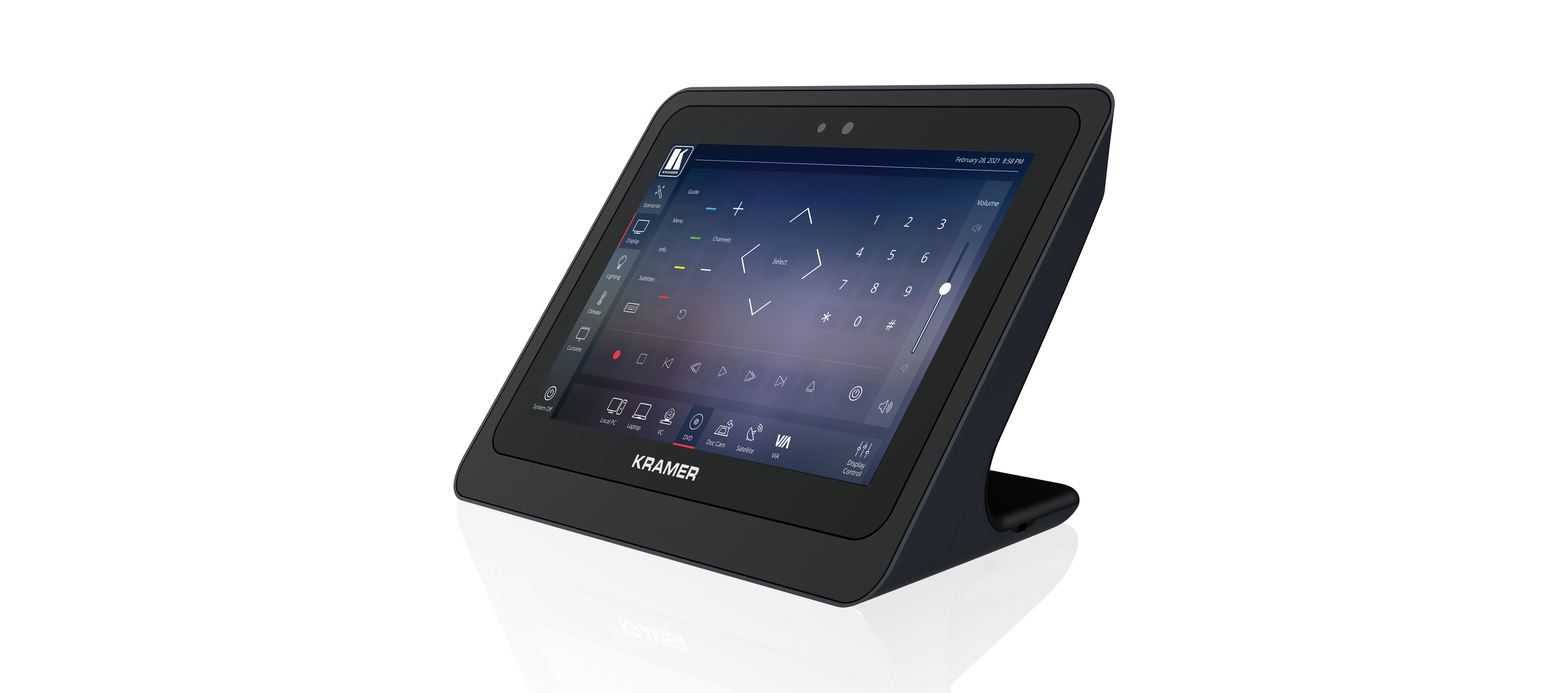 KT-1010 10–Inch Wall & Table Mount PoE Touch Panel