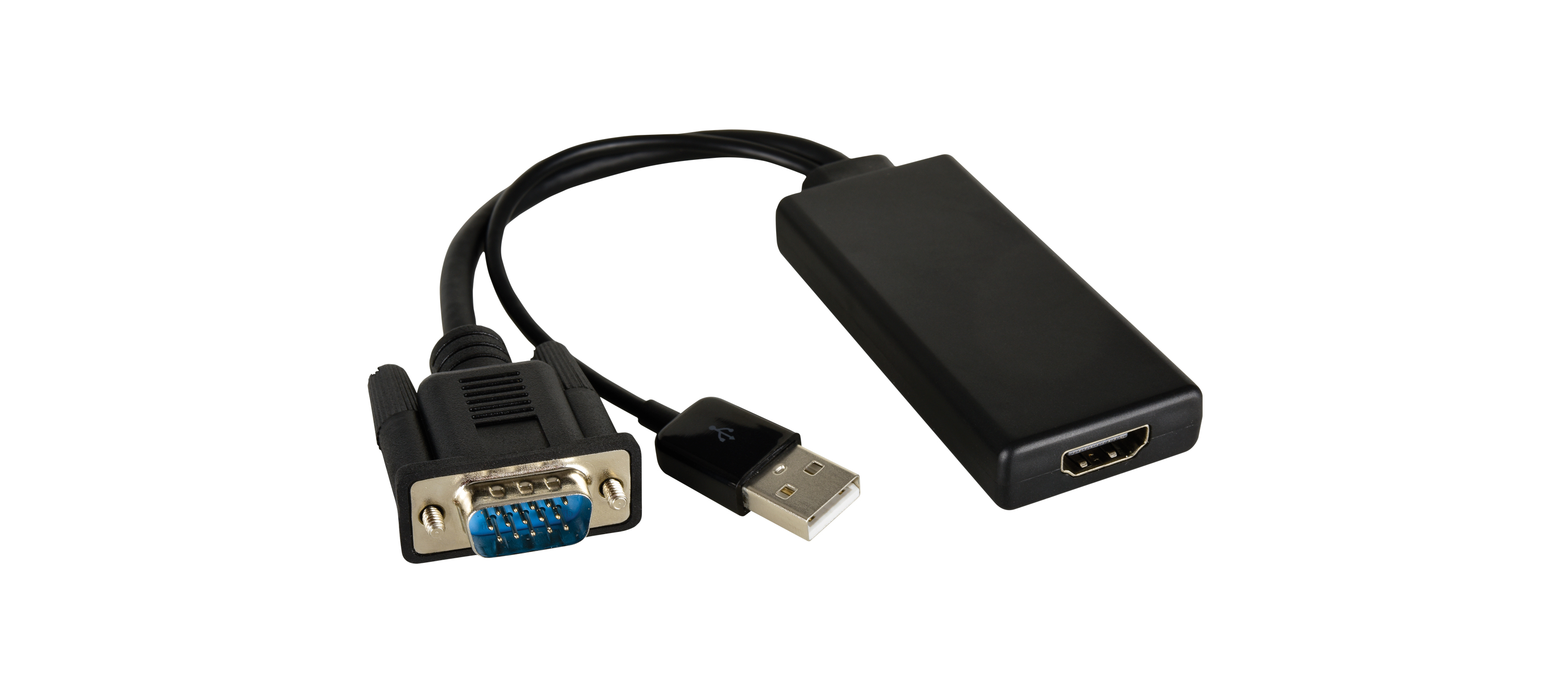 ADC-GM/HF 15–pin HD (M) to HDMI (F) with USB Audio/Power Adapter Cable