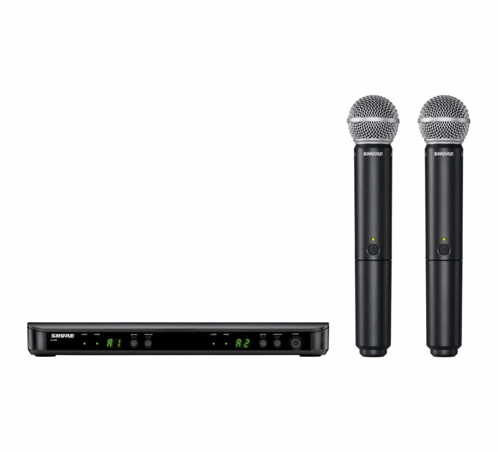 BLX288/SM58-H9 Wireless Dual Vocal System with two SM58